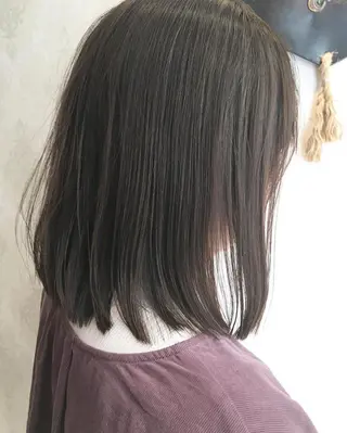 ミディアム カラー パーマ 鶴岡で縮毛矯正なら お任せ！ハヤシナオミのヘアスタイル