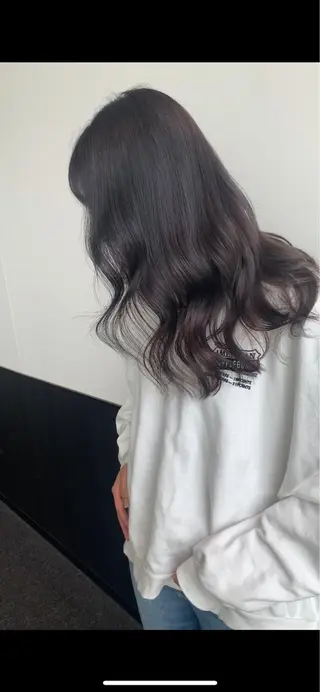 カラー 難波/ヘアカラー 藤原育美のヘアスタイル