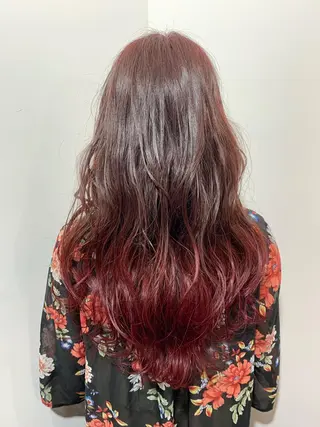 ロング カラー もにか🌞原宿/渋谷 🌝ブリーチカラーのヘアスタイル