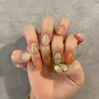 ネイル happiness プライベートサロンのネイルデザイン