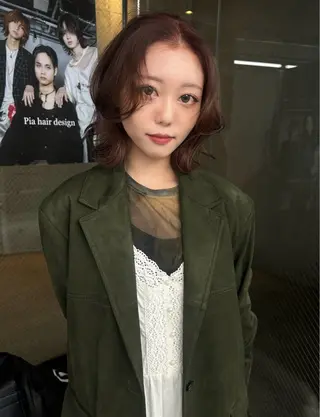 ミディアム レイカ /ハイトーン/ボブ♪のヘアスタイル