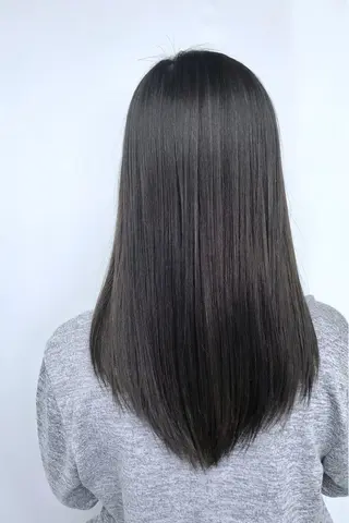 セミロング 髪質改善 田中大貴のヘアスタイル