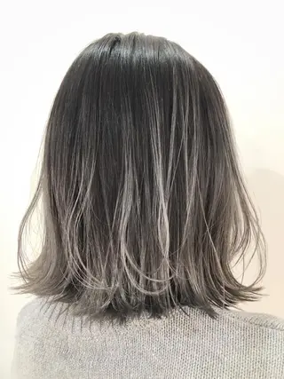 ミディアム カラー 加藤 利基のヘアスタイル