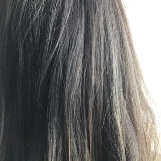 ロング カラー 河原 亮のヘアスタイル