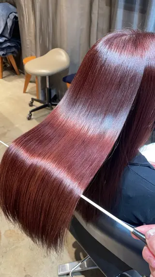 ロング TERMINAL bern所属・縮毛矯正/髪質改善 ヒカルのヘアスタイル