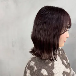 ミディアム カラー #tag 佐藤璃美のヘアスタイル