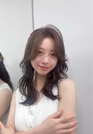 ロング カラー パーマ キッズ 💖艶髪矯正×小顔 カット特化/さくらのヘアスタイル