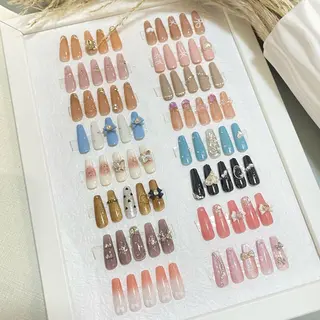 ネイル Venusパラジェル 長さだし専門店のネイルデザイン