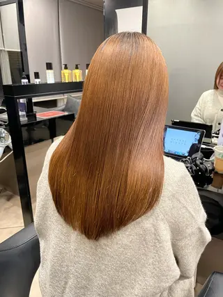 ロング 田端 奈緒のヘアスタイル