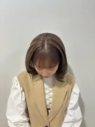 ミディアム scena(シーナ)所属・『大西　陸』 透明感color🔆のヘアスタイル