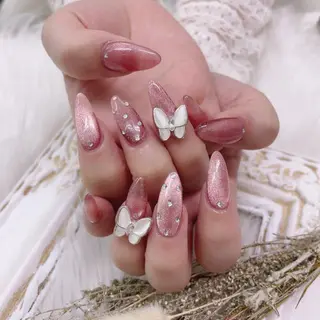 ネイル 🦋ネイルサロン ブラン🌈ゆりのネイルデザイン