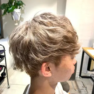 メンズ 🌿earth亀有店 【緑髪のノブ】🌿のヘアスタイル