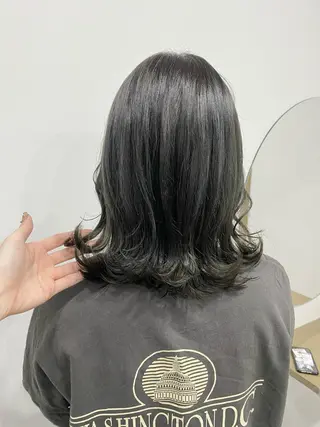 ミディアム カラー ヘアアレンジ ume所属・ひなの .のその他イメージ