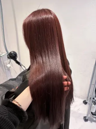 ロング カラー 表参道♡暗髪^ྀི 艶カラー♡アユミのヘアスタイル