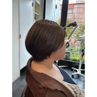 ショート カラー ◎かしま◎暖色ｶﾗｰ /ﾒﾝｽﾞﾊﾟｰﾏのヘアスタイル
