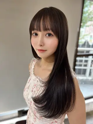 ロング 髪質改善✨艶髪✨ レイヤーカット 田畑のヘアスタイル