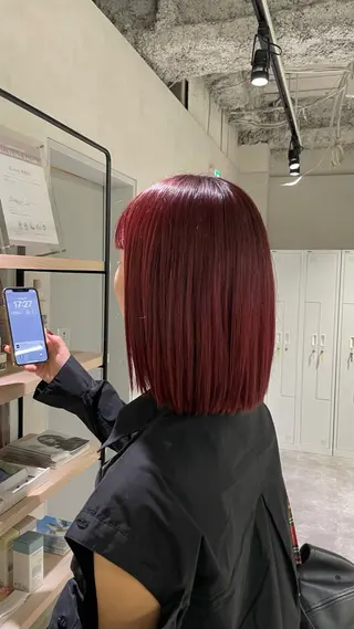 カラー モデル募集中/西梅田 かえで🎀のヘアスタイル