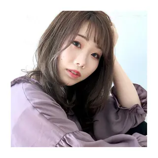 セミロング カラー パーマ ヘアアレンジ GO TODAY仙台一番町店所属・【仙台オタク美容師】 ゆさこのかのヘアスタイル