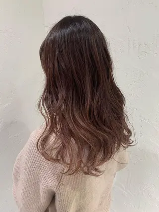 セミロング カラー 🫧透明感カラー/ ボブ/小笠原汐海🪽のヘアスタイル