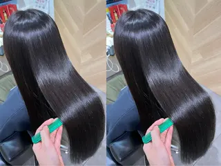 ロング カラー Rinka🌷🩶 艶カラー🫧まつパのヘアスタイル