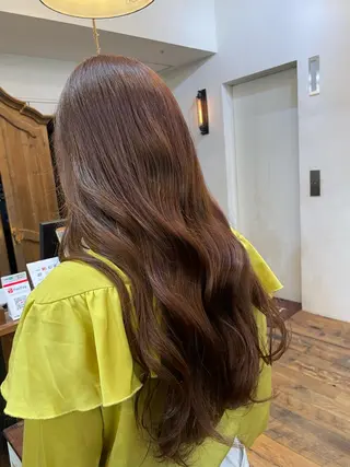 ロング カラー Belle Ginza並木通り所属・透明感カラー／ メンズ◎／秋葉香乃のヘアスタイル