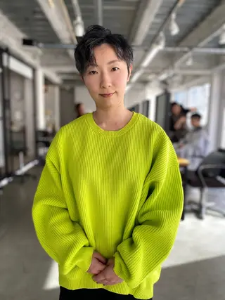 ショート カラー パーマ steed tokyo所属・KOOKI スティードトーキョーのヘアスタイル