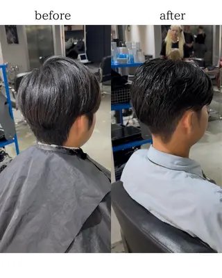 メンズ 心斎橋/メンズカット /韓国/せんのヘアスタイル