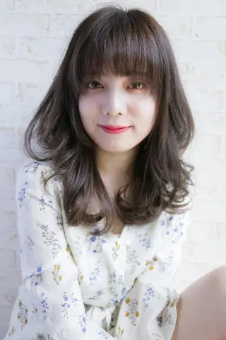セミロング 角 大輔のヘアスタイル