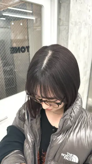 ショート カラー 高橋大樹/グレージュ 透明感/髪質改善のヘアスタイル