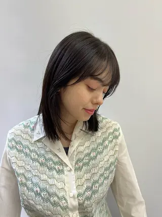 ミディアム mee.所属・透明感カラー /あづき⭐️のヘアスタイル