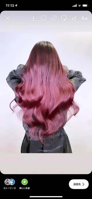 ショート 💎馴染むエクステ ×カラーTOMO💎のヘアスタイル