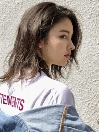 ミディアム akari ♡のヘアスタイル