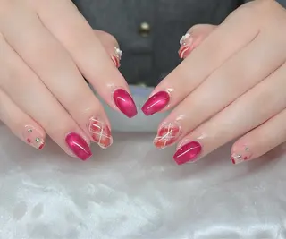 ネイル 🎀PG🩵 ネイルサロンのネイルデザイン