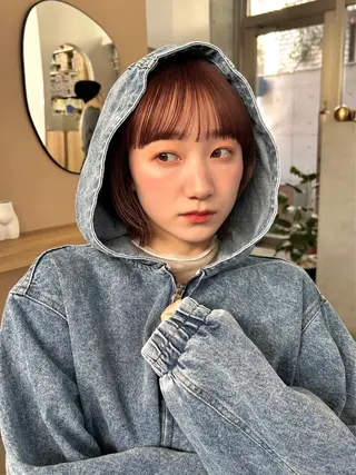 ショート カラー 透明感/ベージュ /kazui🐈のヘアスタイル