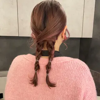 セミロング ヘアアレンジ 小濱 拓也のヘアスタイル