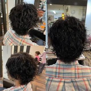 パーマ メンズ Leggu所属・木田 智大のヘアスタイル
