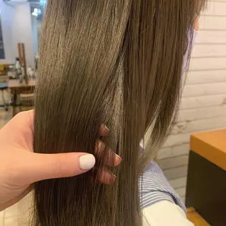 ロング レイヤー/ベージュ /メンズsaraのヘアスタイル