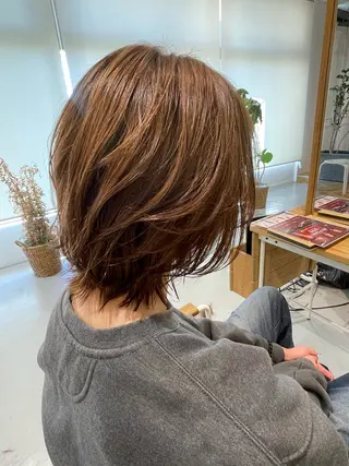 ミディアム 樋口 令惟のヘアスタイル