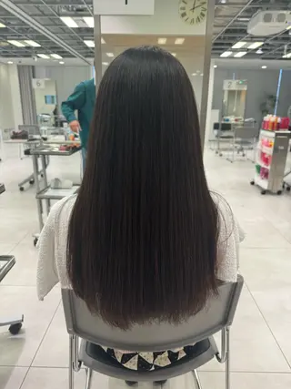 ロング 盛山 莉々華のヘアスタイル