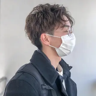 パーマ メンズ ツイスパ/波巻き対応 メンズ特化　石川愛理のヘアスタイル