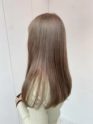 ロング トレンドモテカラー 🩷色落ちまで可愛くのヘアスタイル