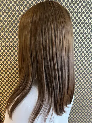 ミディアム カラー 縮毛矯正/ハイトーン ❤︎❤︎YURINOのヘアスタイル