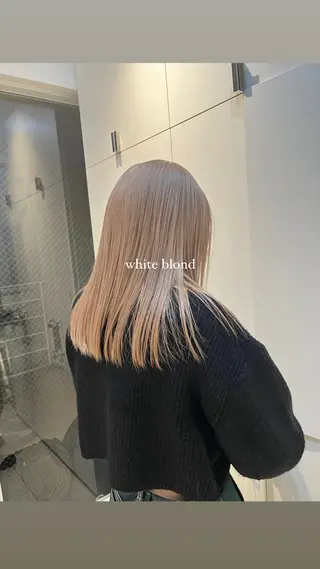 セミロング MAYU/ハイトーン /レイヤーカットのヘアスタイル