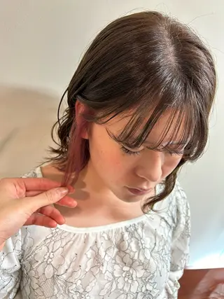 ミディアム mao艶カラー お洒落ヘア🎀のヘアスタイル