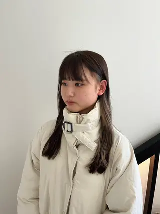 ロング カラー メンズパーマ/ メッシュ📍ユリのヘアスタイル