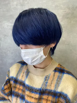 ショート カラー メンズ ツイストスパイラル/ メンズ特化/中川誠也のヘアスタイル