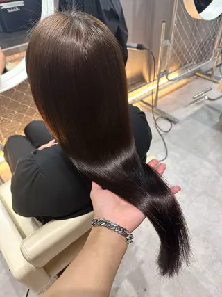 ロング ORANGE POP _HIBIKIのヘアスタイル