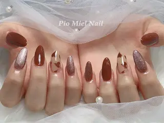 ネイル HANA 長さだしのネイルデザイン