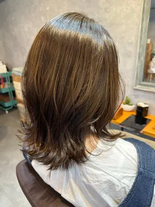 セミロング カラー trym/ 木原裕希のヘアスタイル