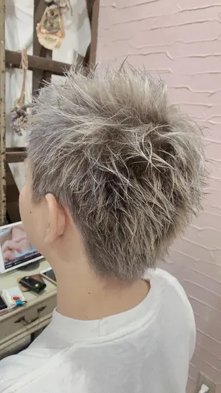 ショート カラー メンズ メンズStylist 山根慧のヘアスタイル